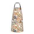 thumbnail image 2 of Fuzoiu Floral Paisley Print Adjustable Waterproof Apron with Pockets,Waterproof Apron for Cooking, Gardening, and Art Projects, 2 of 8