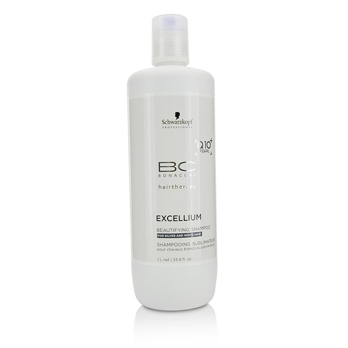Schwarzkopf BC Excellium Q10+ Pearl Beautifying Shampoo - Silver and White Hair 1000ml/33.8oz Walmart.com