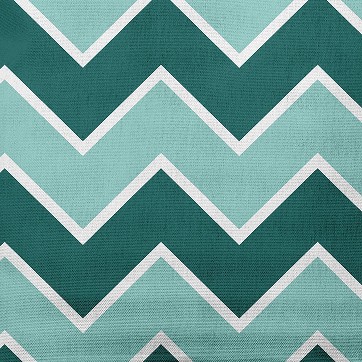 Simply Daisy Teal Colored Fancy Chevron Stripe Soft Spun Polyester Decorative Throw Pillow, 14" x 20"