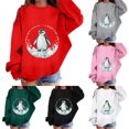 thumbnail image 4 of ZHOGXU Boys Girls Penguin Seashell Ocean Graphic Pullover Sweatshirt Long Sleeve O Neck School Top For Kids Casual Outdoor Play Wear,Grey,7-8 years, 4 of 4