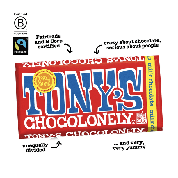 Tonys Chocolonely Candy Bars for Breakroom Sharing - Walmart