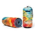 thumbnail image 5 of Rumpl Original Puffy Blanket - Warm, Water-Resistant Camping Blanket with 100% Recycled Synthetic Insulation, 52"x75", Original Puffy V1, Geo Fresh, 5 of 10