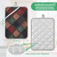 thumbnail image 6 of Yayeee Pot Holders Kitchen Heat Resistant with Pockets 7"x9.8" Cotton Oven Cooking Hot Pads, Red Tartan Pattern, 6 of 7