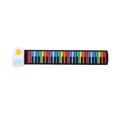 thumbnail image 1 of Rainbow Roll Piano Portátil Plegable Estándar 49 Teclas Flexible Silicona Suave Electronic Music Roll Teclado De Piano Para Niños Y Principiantes Inevent EL008431-00, 1 of 5