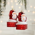 thumbnail image 3 of Adornos navideños, juego de 2 gorros navideños y bastones de carameloDecoraciones navideñasColgantes pequeños, 3 of 5