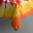 thumbnail image 5 of Colorful Rainbow Tie Dye Spiral Pattern Square Tablecloth,Waterproof Square Table Cover,Wipeable Spillproof Washable Table Cover for Home Kitchen Party Decor 60"x60"(152x152cm), 5 of 6