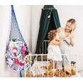 thumbnail image 2 of Novel Stuffed Animal Net or Hammock Macrame Plush Toy Display- 6.5ft H,One Hook! Perfect for The Tiny Space in Corner,Walls and Ceiling Hanging Net-Blue, 2 of 12