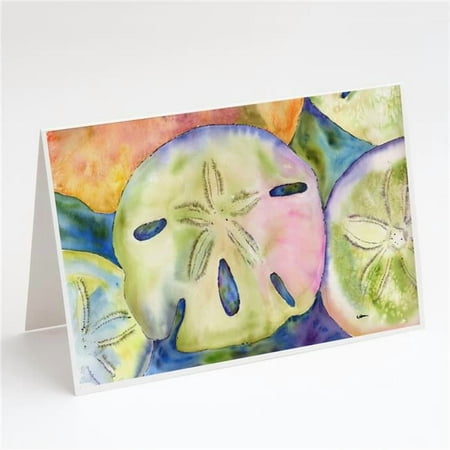 Sand Dollar Greeting Cards & Envelopes - Pack of 8