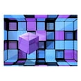 thumbnail image 3 of Tiptophomedecor 3D Illusion Wallpaper Wall Mural - Rubik's Cube: Variation, 3 of 4