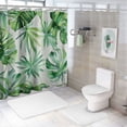 thumbnail image 7 of Orinice Tropical Shower Curtain for Bathroom Decor, Modern Contemporary Waterproof Polyester Curtain Hotel-Quality, Palm Leaves Washable Durable Bathroom Curtain with 12 Hooks,  69x72, 7 of 7