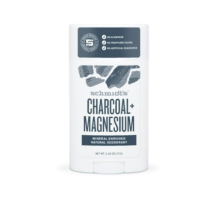 Schmidt's Deodorant for a healthy freshness Charcoal + Magnesium aluminum free 2.65