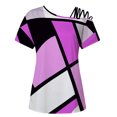 thumbnail image 5 of Camiseta sin tirantes con estampado de amor de manga corta y cuello redondo de verano para mujer Blusas OAVQHLG3B Store  lin121212, 5 of 5