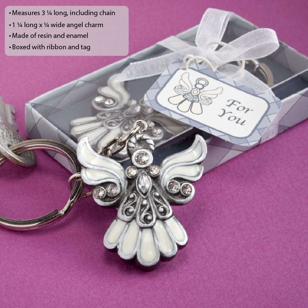 Pack of 48 Angel Design Keychain Favors Christmas Baptism decoration