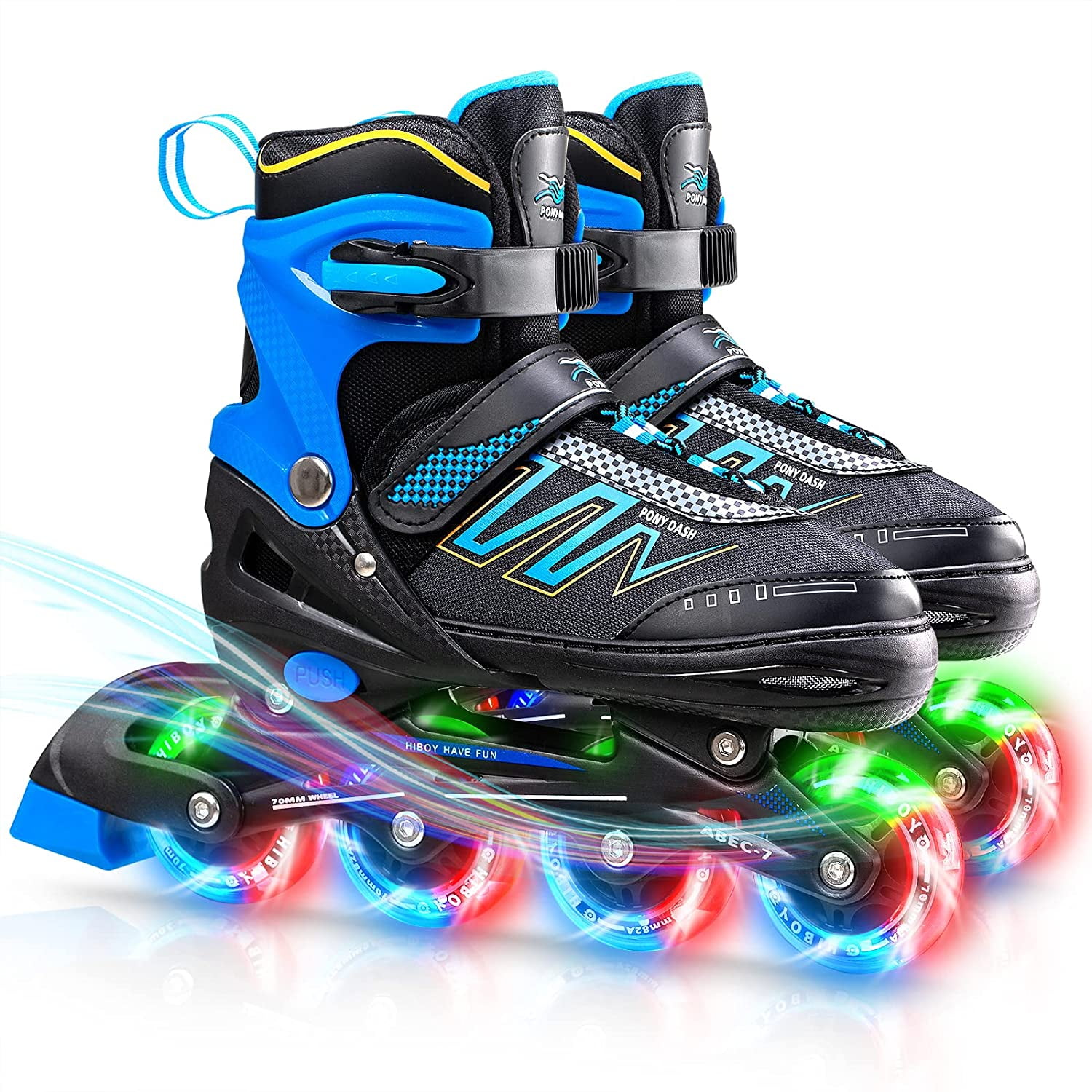 Adjustable Inline Skates for Beginner Kids with Light Up Wheels Boys Girls Gift* 