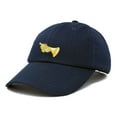thumbnail image 4 of DALIX Brass Trumpet Ball Cap Embroidered Hat in Navy Blue, 4 of 7