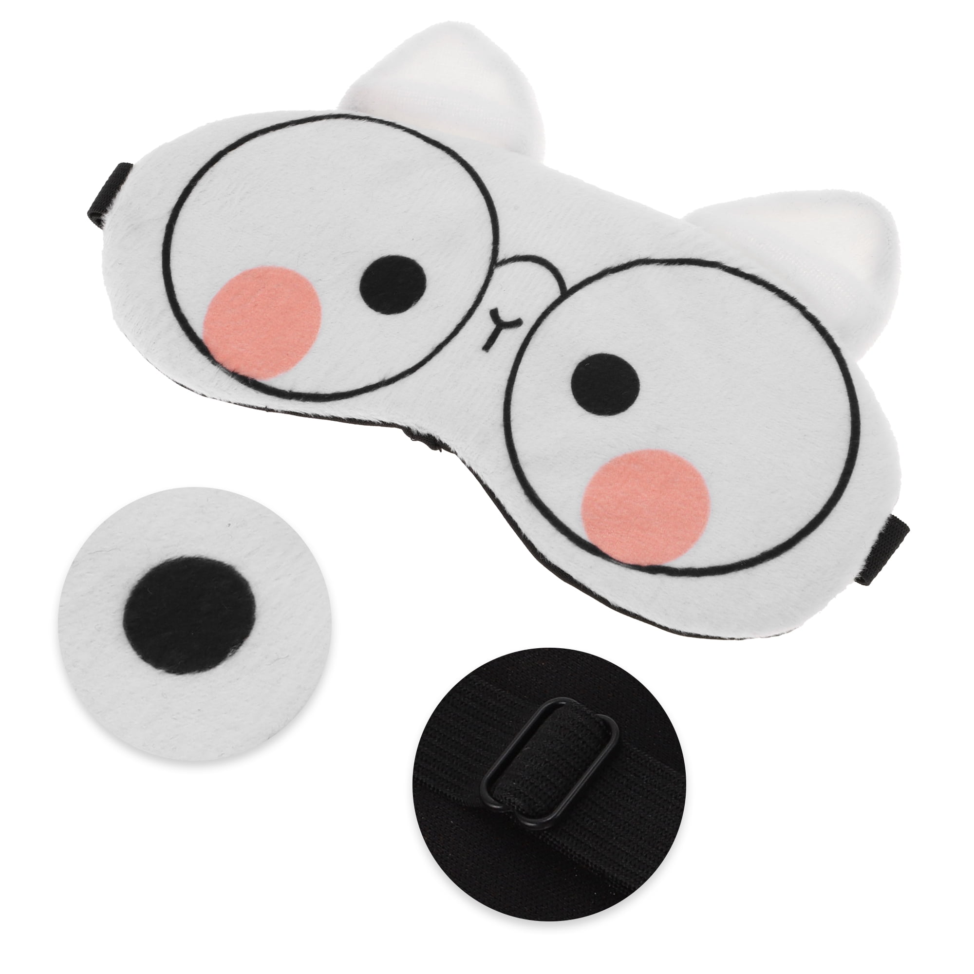 Unique Bargains Soft Cat Eyes Sleep Mask for Comfortable Sleep and Relaxation