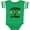 Football Green and White, variant on Inktastic Legends Are Born in October Boys or Girls Baby Bodysuit
