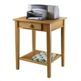 thumbnail image 2 of Winsome Studio Home Office Printer Stand, Table, Honey Finish, 2 of 3