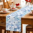 thumbnail image 5 of Marine Coral Table Runner 70 Inches, Coastal Ocean Underwater Starfish Summer Blue Bed Runner Dresser Scarves Tabletop for Indoor Outdoor Parties/Ceremony/Banquet, 13" x 70", 5 of 9