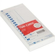 PYRAMID 35100-10 Time Card for 3500/3700 Clock,PK 100