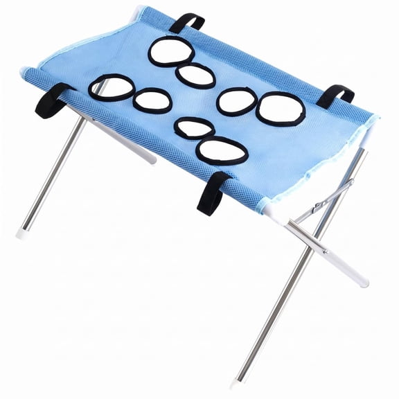 Foldable Pet Bathing Stand Pet,Dog Grooming Hammock Stand, Hammock Stand With Stable Stainless Steel Frame & Quick-Dry Mesh Foldable For Small & Medium Pet Trimming, Bathing, Brushing