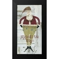 thumbnail image 2 of Robinson, Carol 11x18 Black Modern Framed Museum Art Print Titled - Jingle Santa, 2 of 5
