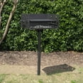 thumbnail image 2 of Ash & Ember Park-Style Grill, 384 Sq. In Jumbo Charcoal Grill, Single Post Outdoor Cooking Backyard BBQ, Camp Grilling Barbecues, 2 of 6