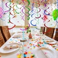 thumbnail image 4 of Paquete de 30 guirnaldas en espiral colgantes con decoración de remolino de papel de aluminio, decoración de fiesta, 4 of 5