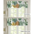 thumbnail image 6 of Tie Up Valance Curtain for Kitchen,Watercolor Turtle Backwood Rod Pocket Short Curtains Adjustable Tie-Up Shade Valances,Bohemian Art Pink Line Window Treatment for Bathroom Living Room Bedroom, 6 of 8