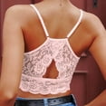 thumbnail image 4 of RMGVDSD Womens Tank Tops Lace Bralette For Women High Neck Camisoles Racerback Double-Layered Crop Top Spaghetti Strap Tank Tops Comfy Casual Blouses, 4 of 5