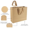thumbnail image 5 of Paquete de 10 Bolsas Kraft en Papel Brunch con Asas Bolsa Kraft 32x11.5x28cm Bolsas Kraft Grandes Favores de Fiesta, Embalajes de Regalo y Bolsas de Mercancía, Bolsas Kraft, Bolsas Vending, 5 of 5