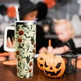 thumbnail image 4 of 40 oz Pumpkin Tumbler with Handle Lid and Straw - Double Stainless Steel Insulated Halloween Cup - Gifts for Women, 4 of 6