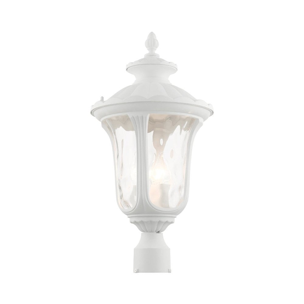 Livex Lighting - Oxford - 3 Light Outdoor Post Top Lantern in Traditional Style