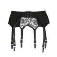 thumbnail image 2 of Gupgi Jarretière à Six Griffes en Dentelle Aguichant pour Femmes, Ajustable, Jarretière pour Cuisses Féminines, 2 of 6