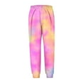 thumbnail image 5 of Kids Girls Boys Tie-dye Printed Sweatpants Quick Dry Athletic Pant Loose Boho Trousers Jogger Pants for 3-15 Years, 5 of 5