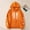 004 Orange, variant on Women's Oversized Zip Up Hoodie Sweatshirt Coat Gothic Spider Web Heart Graphic Long Sleeve Sweatshirt Jacket With Pockets