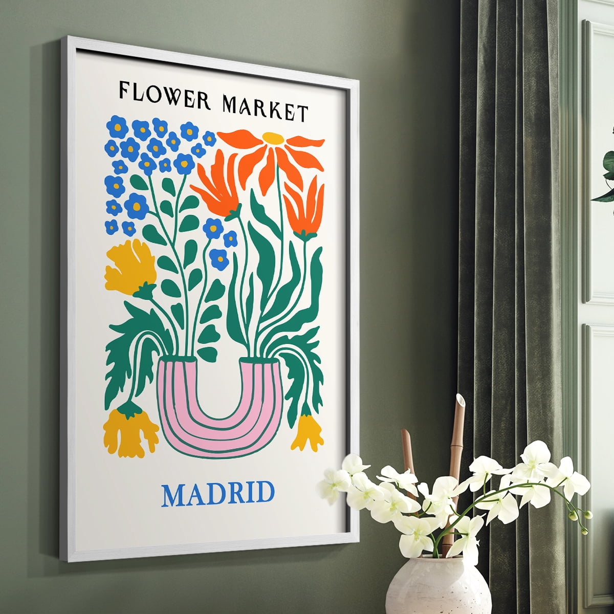 Matisse X Framed Print - Solid Wood