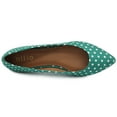 thumbnail image 6 of Ollio Women's Shoes Dot Pattern Ballet Comfort Pointed Toe Flats ZYZF150, 6 of 6