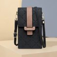 thumbnail image 4 of Bolso Bandolera Mini bolso cruzado para mujer, bolso de moda para teléfono móvil, monedero de diseñador portátil (negro) Sywqhk Para Estrenar, 4 of 5