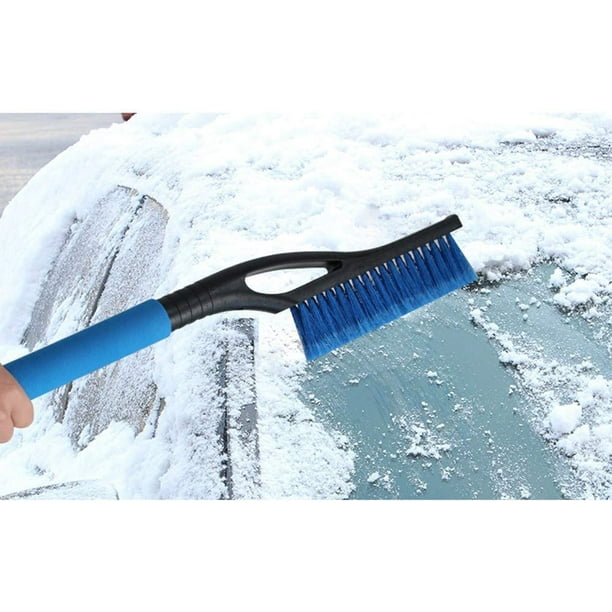 Grattoir à glace Brosse à neige pour voiture Balai à neige Grattoir à pare- brise Brosse de déneigement pour voiture (A) 