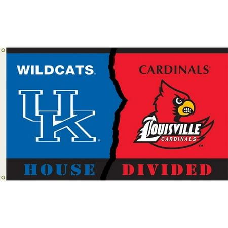 Kentucky-Louisville Rivalry Grommet Flag NCAA 3' x 5'
