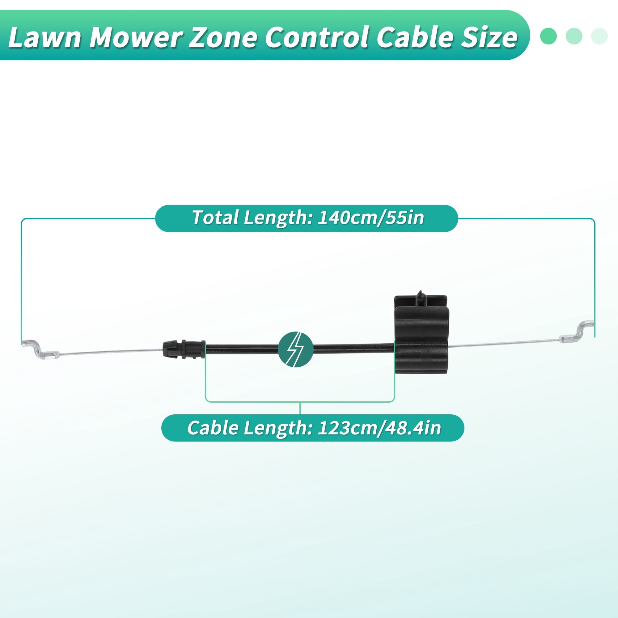 Unique Bargains Lawn Mower Zone Control Cable for Husqvarna