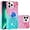 Pink Blue, variant on Phone Case for iPhone 13 Pro Max (Not fit 13 Pro), Shiny Bling Quicksand Effect TPU Bumper Case with Four Corners Anti-Fall Heavy Protection Cover for iPhone 13 Pro Max (6.7) Purple Blue