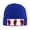 Blue, variant on Red Splatter Pattern Beanie Hat Knit Hat Skull Cap for Men Women Winter Hat Red