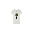thumbnail image 1 of Camiseta gráfica Aeropostale Office Kitten para mujer, blanca, extragrande, 1 of 1