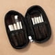 thumbnail image 4 of 9-Piece Makeup Brush Set, Professional Travel Case Small Makeup Brush with PU Makeup Brush Bag, 4 of 5
