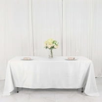Efavormart Buffalo Plaid Tablecloth | 60"x102" Rectangular | White/Rose ...