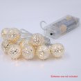 thumbnail image 4 of Decorative String Lights 20 LED Metal Ball Light for Christmas Holiday Party Home Garden Decoration, 4 of 10