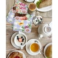 thumbnail image 4 of Easter Eggs Kitchen Dish Towels for Drying Dishes Set of 3, Watercolor Flowers Plants Eggs Butterfly Blue Plaid Waffle Weave Microfiber Hand Tea Bathroom Towels Quick Dry & Absorbent Towel 15.7x23.6, 4 of 7