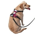 thumbnail image 3 of Picia Pink Flamingos No-Pull Dog Harness Reflective Front Clip Vest with Handle,Step-in Air Dog Harness,Adjustable 2 Metal Rings 4 Buckles,Easy to Put on & Take Off Medium, 3 of 9